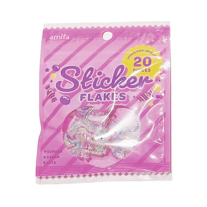 【まとめ買い】フレークシール 20片 お菓子パッケージ 0356/347158