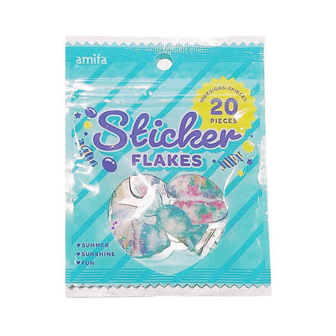 まとめ買い】フレークシール 20片 お菓子パッケージ 0356/347158 | ワッツ