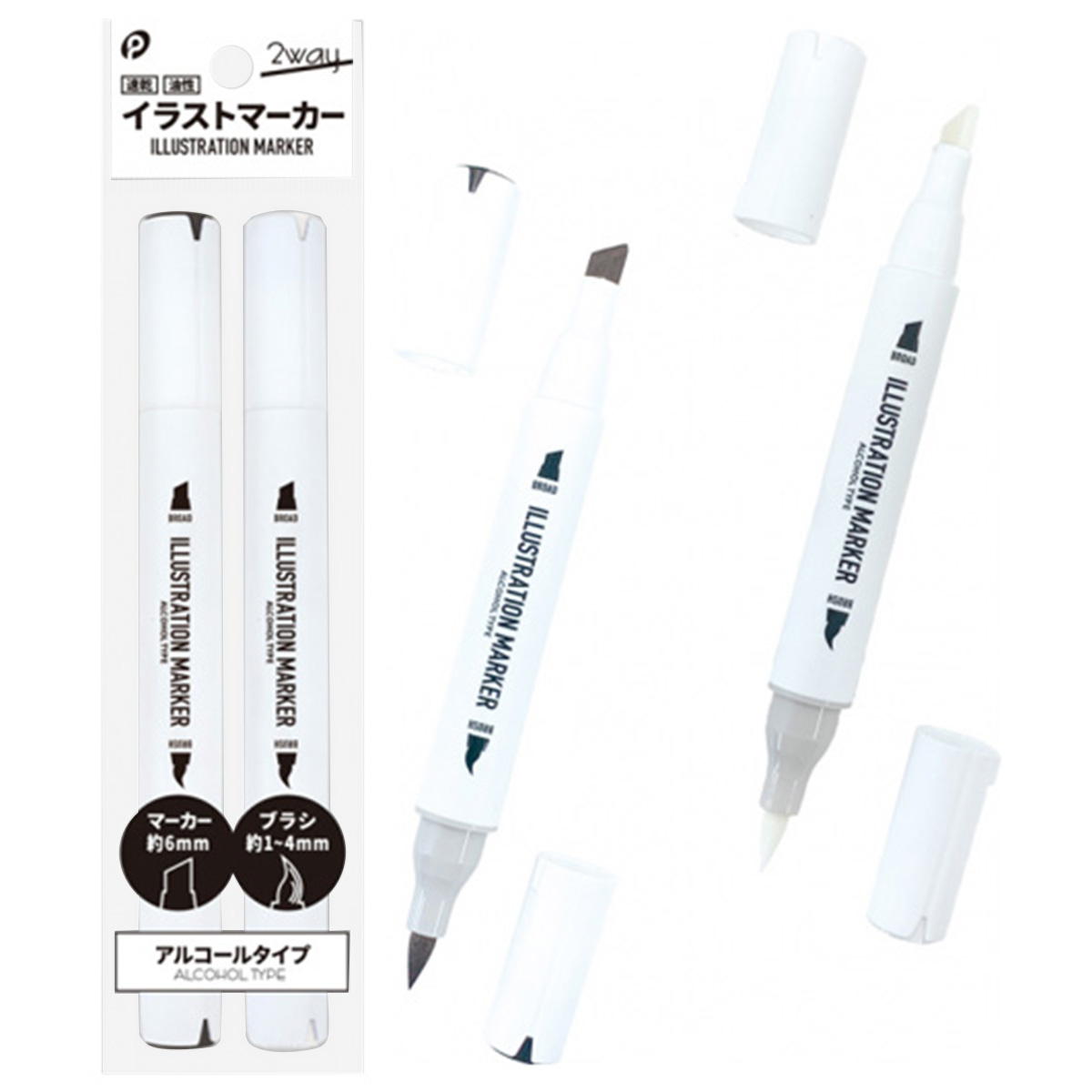 【まとめ買い】イラストマーカー1 CLB BLK 0894/347515