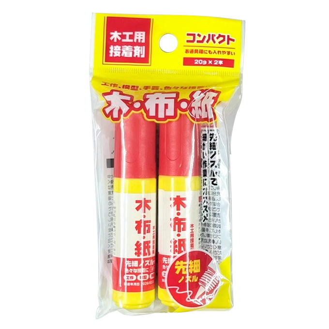【まとめ買い】木工用接着剤 先細ノズル20g2P 0805/349021
