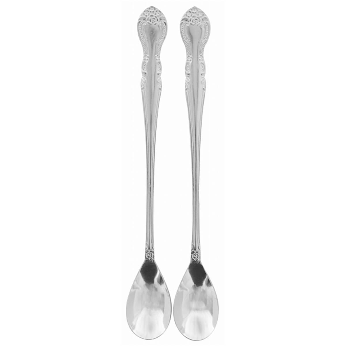 まとめ買い】ロングスプーン パフェスプーン メリーソーダスプーン 2P