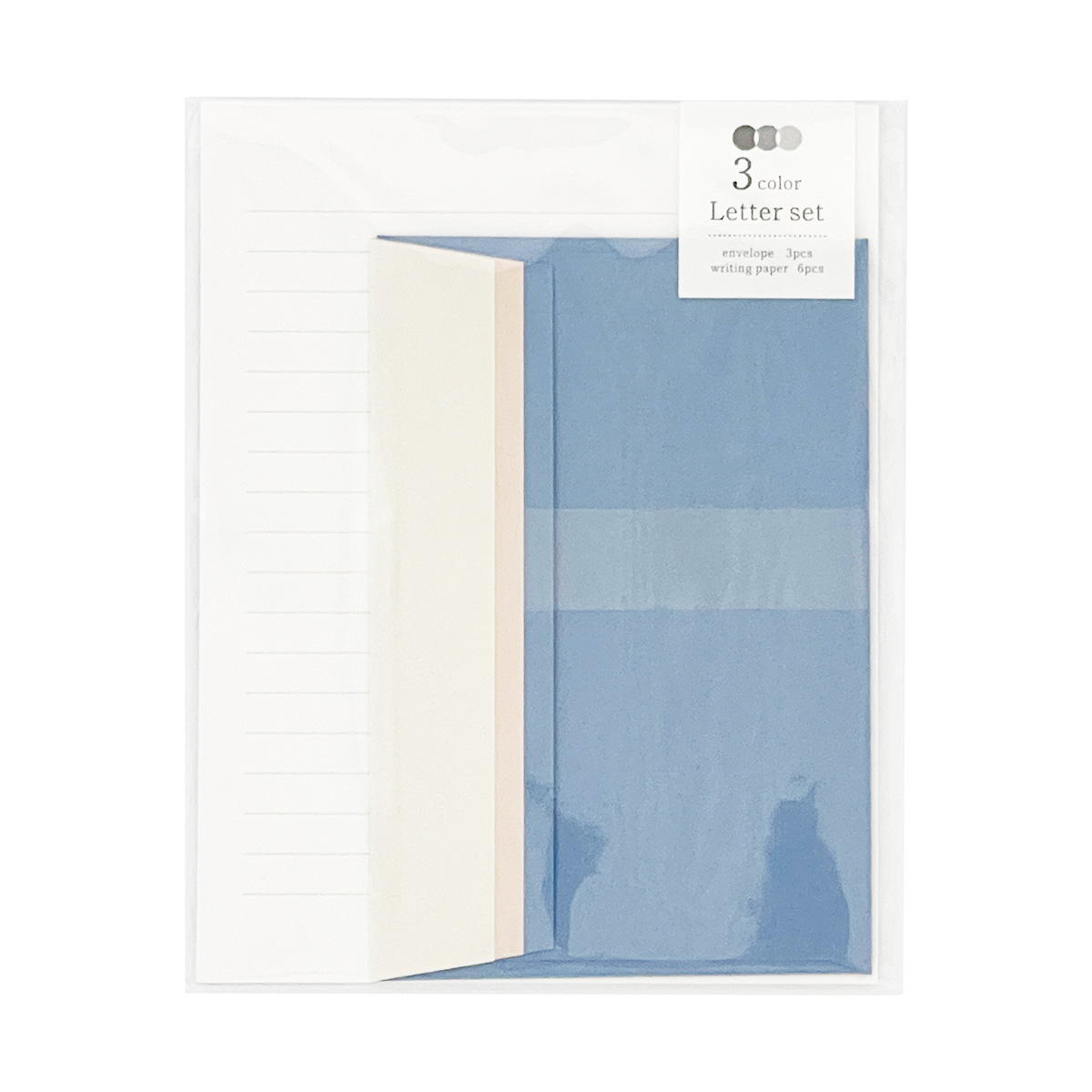 【まとめ買い】3色封筒レターセットA1523/349587
