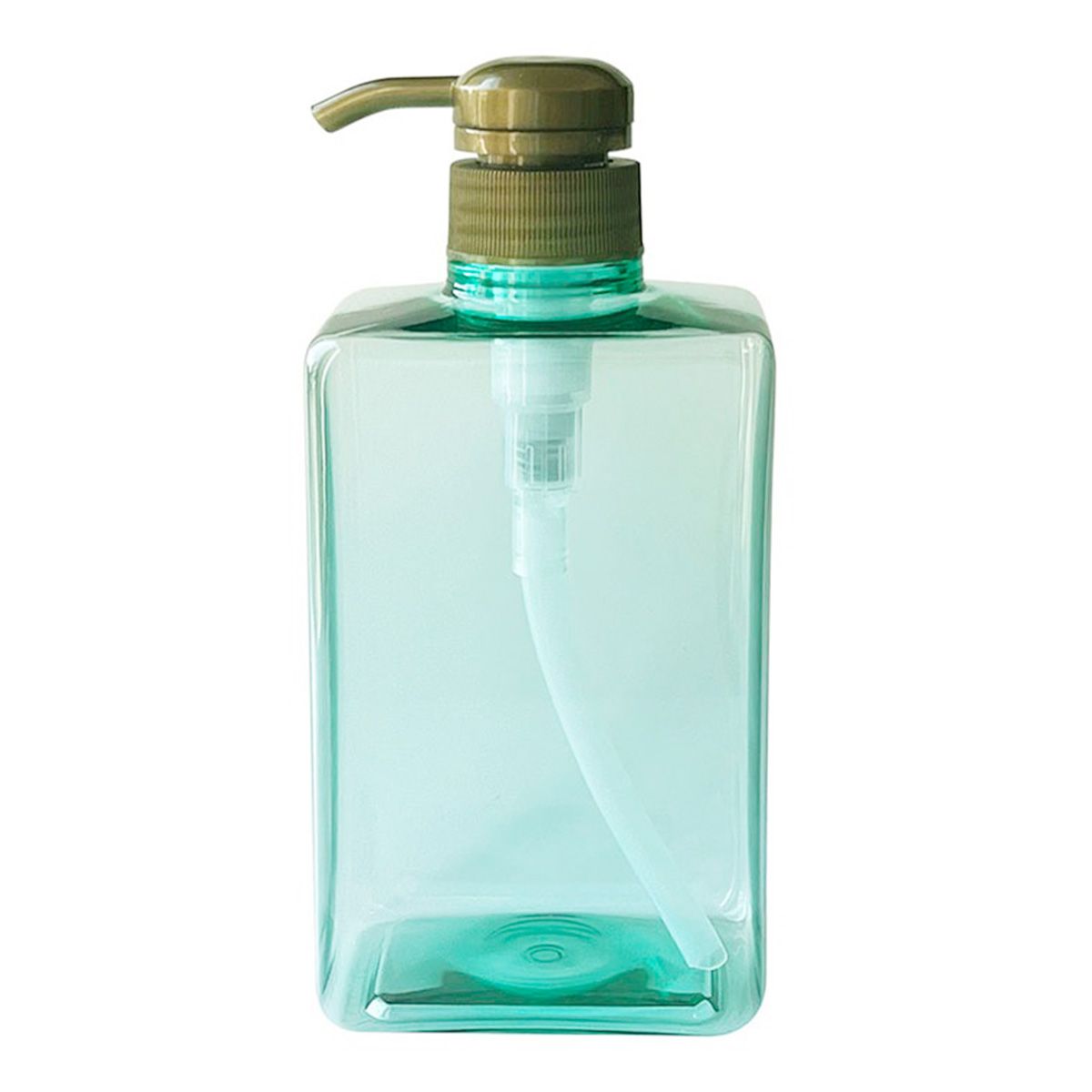 まとめ買い】角スリムボトル 600ml アンティークグリーン9001