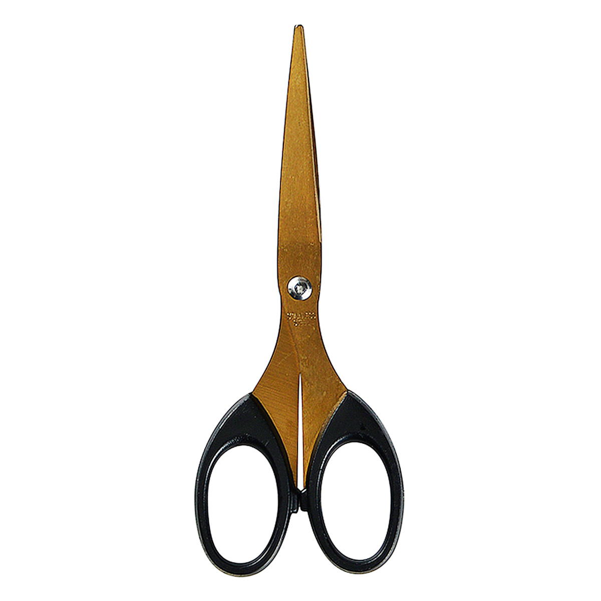 【まとめ買い】ステンレス製チタンコート事務用ハサミ 0330/350181