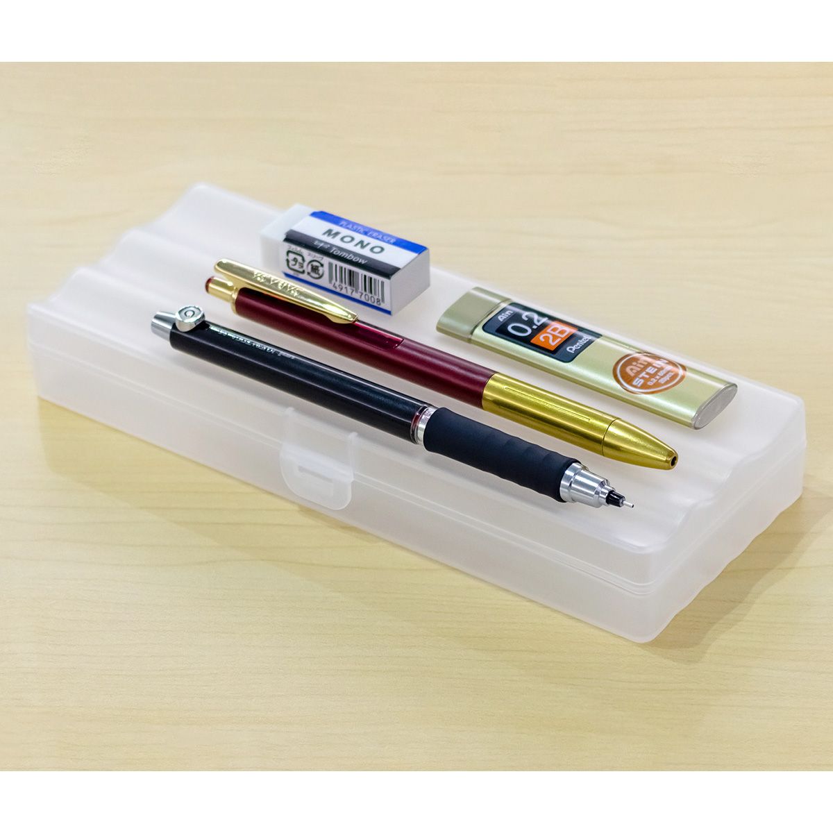 まとめ買い】フタに置けるペンケースC 0775/350258 | ワッツ