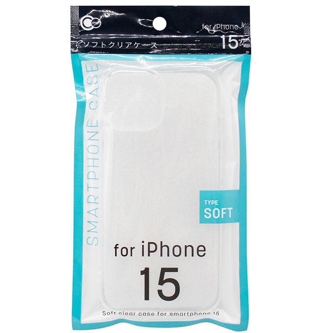 【まとめ買い】iP15用ケースソフトクリア 0847/350679