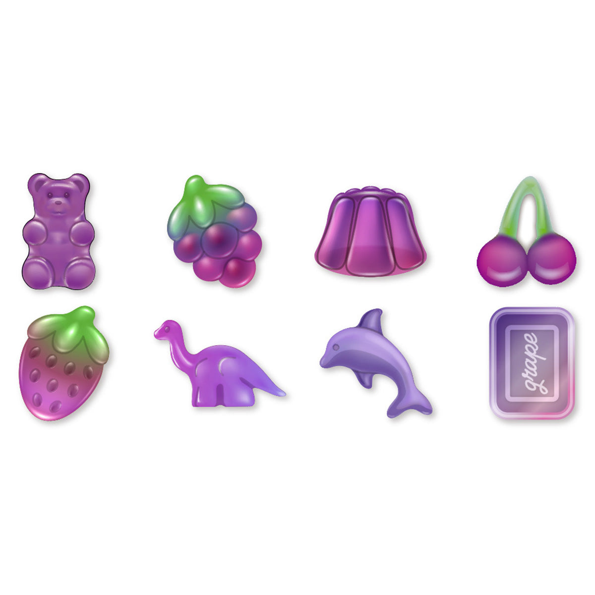 まとめ買い】フレークシール 24P ぷっくりキャンディ 0356/350695 | ワッツ