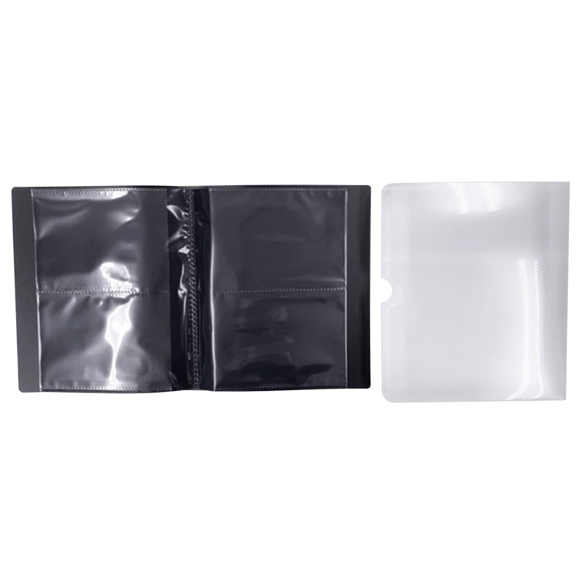 まとめ買い】写真アルバム 黒台紙フォトアルバム L判 96Pケース付 9001