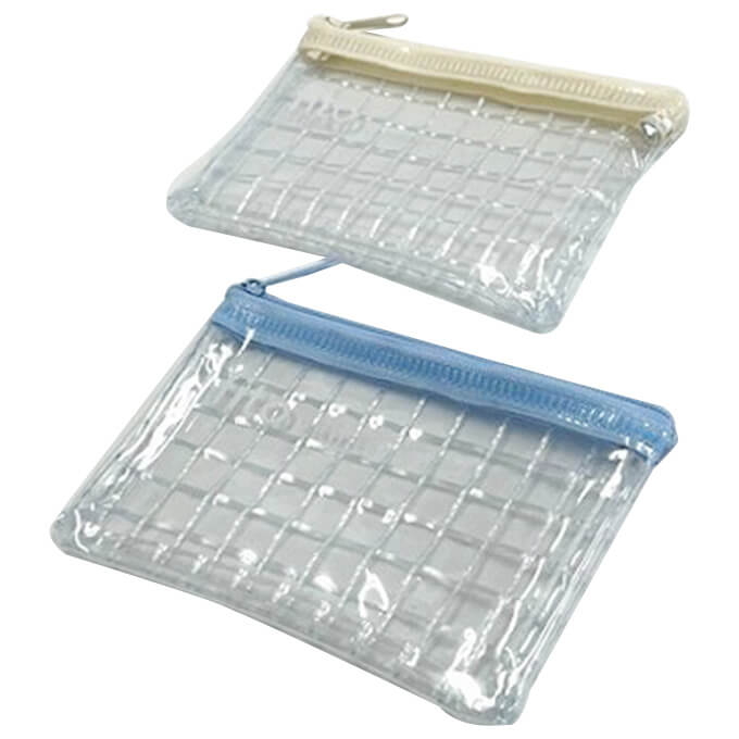 【まとめ買い】透明ポーチ 文具小物ケース スモール 約12x8cm 0459/352031
