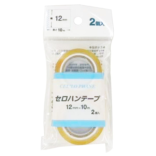 まとめ買い】セロハンテープミニ替12mm×10m2P 0960/352355 | ワッツ