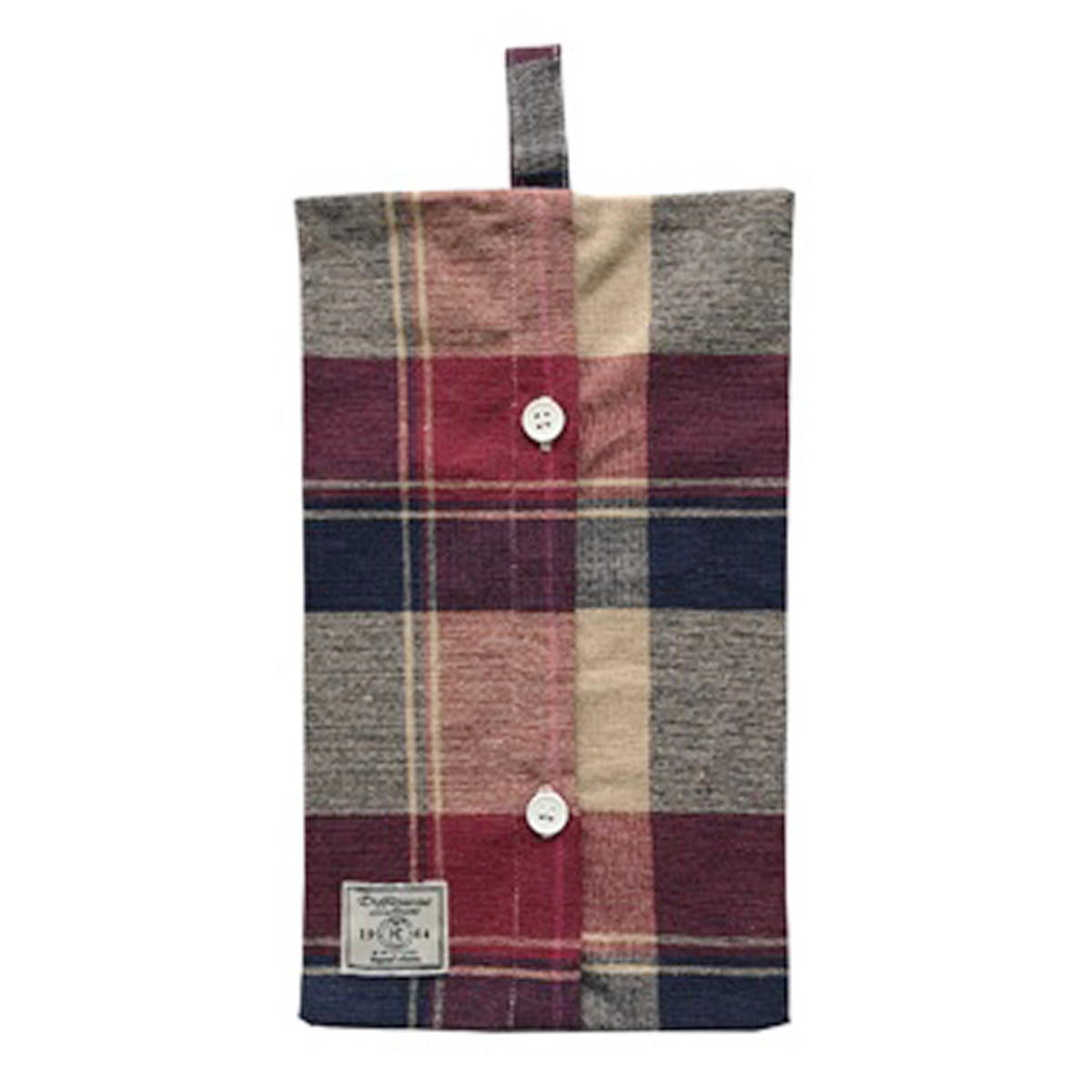 【まとめ買い】チェックティシュカバー  1447/353534