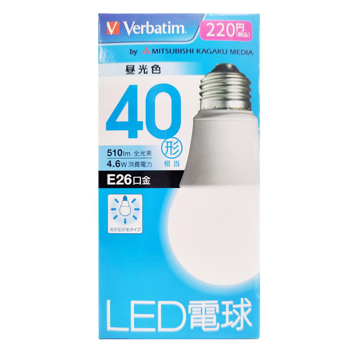 【まとめ買い】三菱LED電球40W昼光色E260474/355205