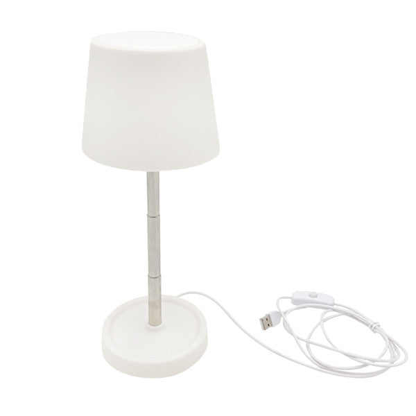 テーブルランプ 卓上ランプ テーブルライト 伸縮式 ホワイト 電球色 0344/355811