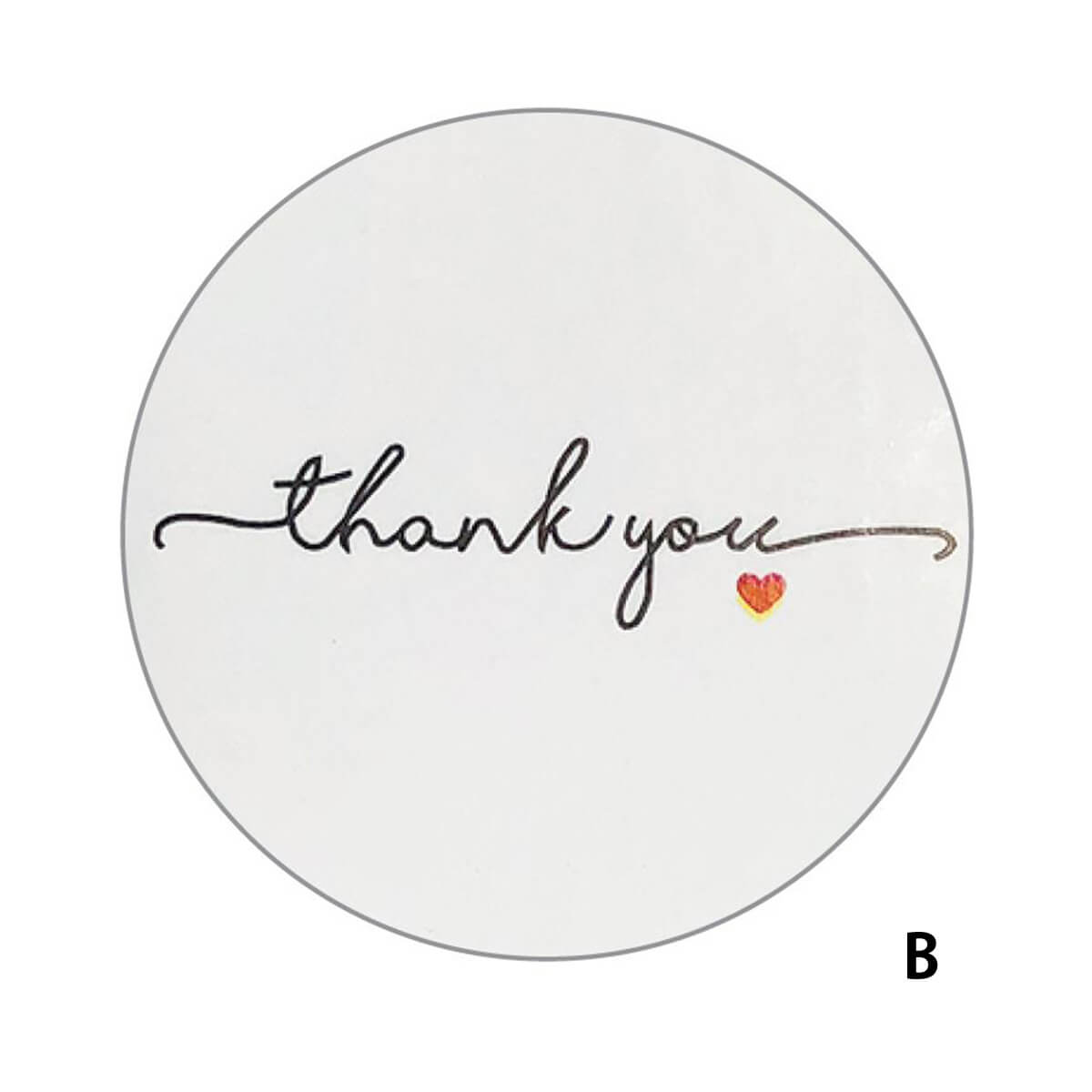 まとめ買い】サンキューシール シンプル 500枚入り 0603/356736 | ワッツ