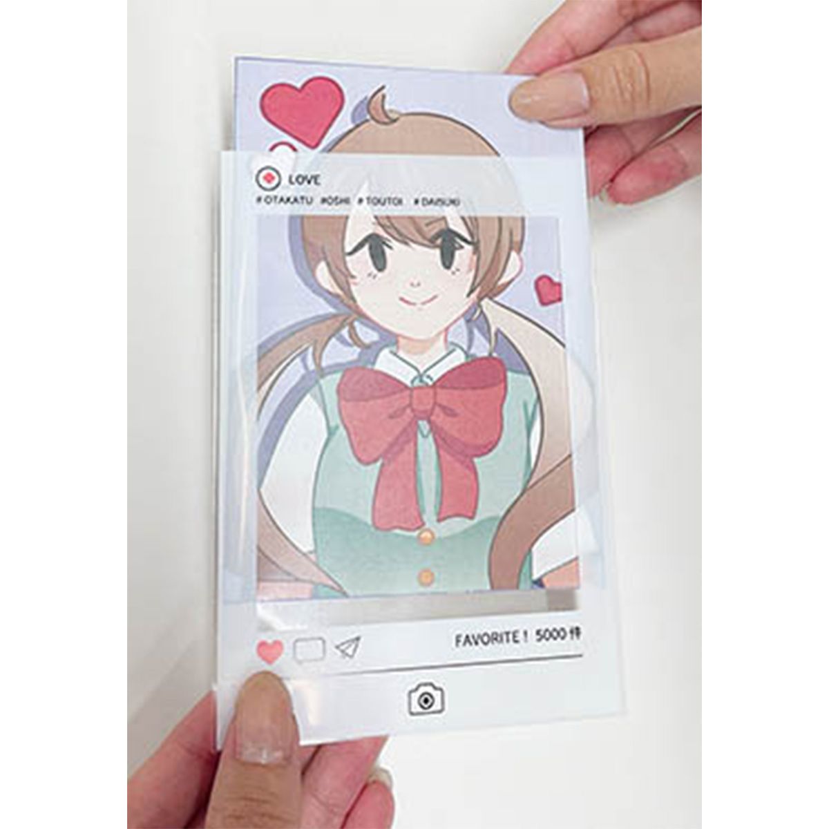 まとめ買い】SNS風ブロマイド用スリーブ 13P 0510/357999 | ワッツ