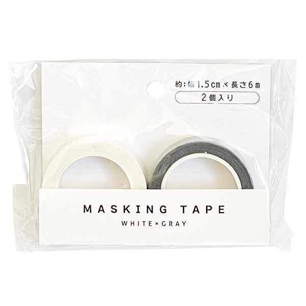 マスキングテープ6m 2P WHxGY 1523/358453
