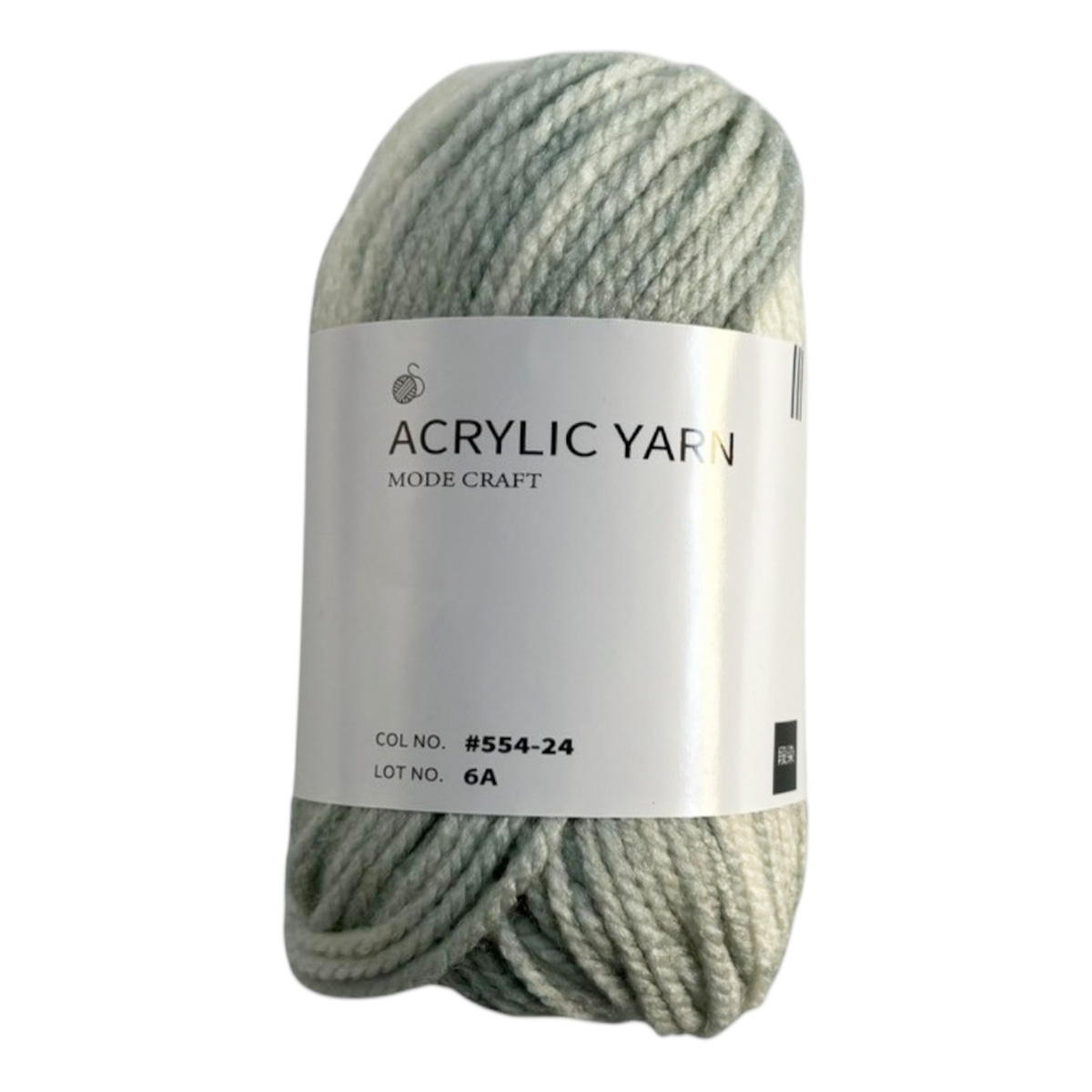 【まとめ買い】アクリル毛糸 アクリル100% 段染 55m 30g  554-24 0890/358623