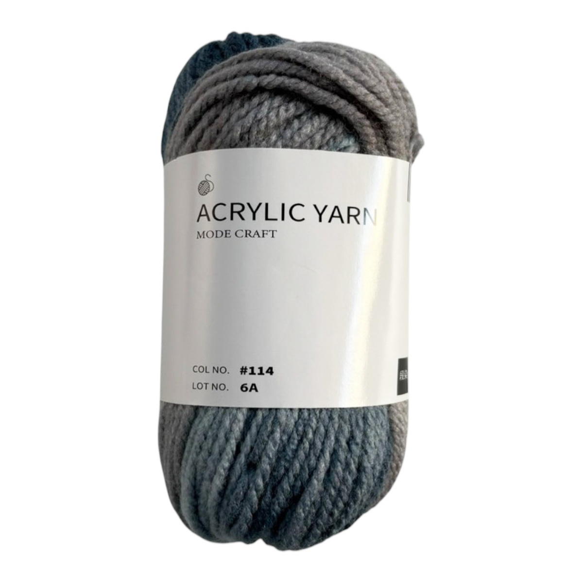 【まとめ買い】アクリル毛糸 アクリル100%段染 55m 30g 114 0890/358627