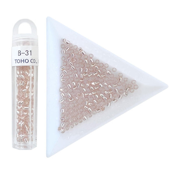 ピース様おまとめ買い用 まとめ買い】ビーズB-31(銀メッキピンク)3mm0894/358722 | ワッツ