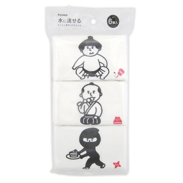 まとめ買い】ミニミニポケットテッシュ ジャパニーズスタイル 6P 0915