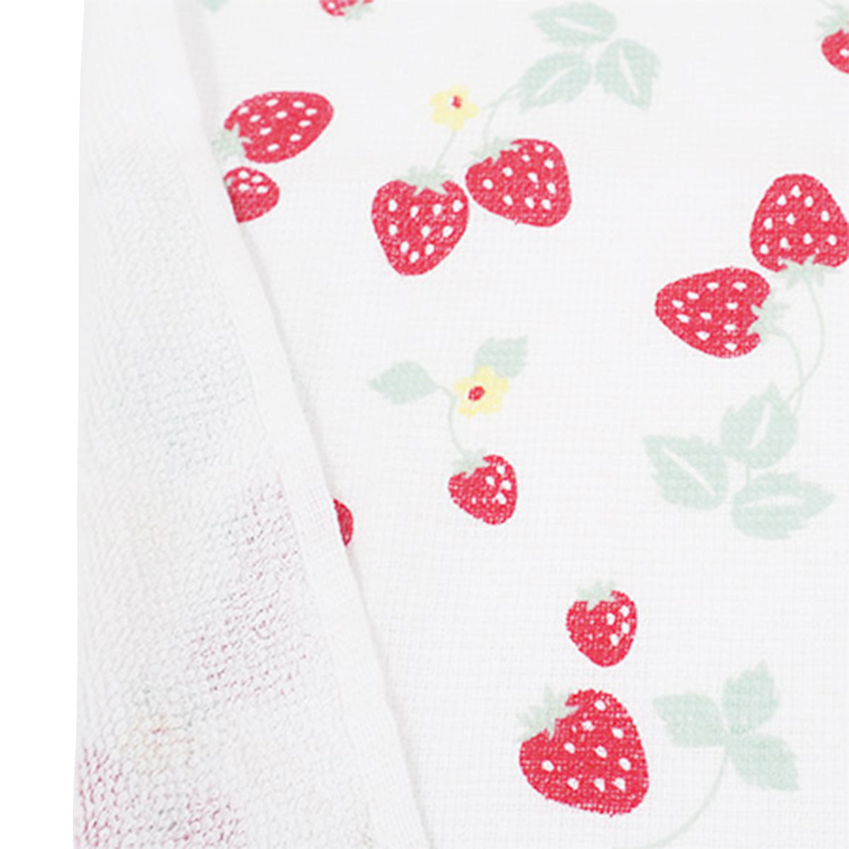 まとめ買い】タオル 片面パイル フェイスタオル イチゴ柄 28×70cm 0936