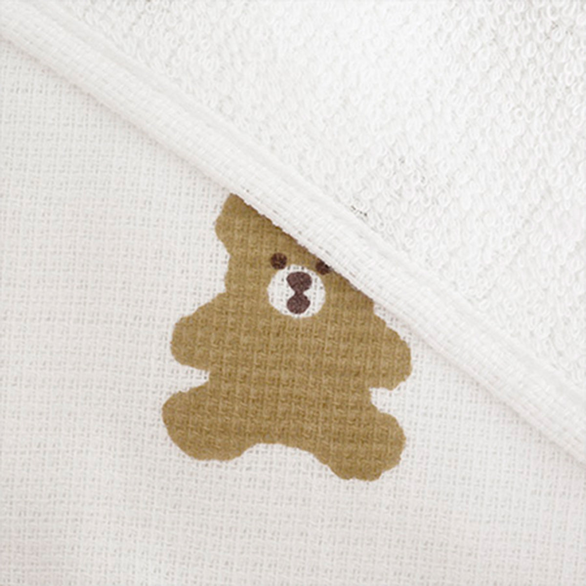 まとめ買い】片面パイル フェイスタオル クマ柄 0936/359596 | ワッツ