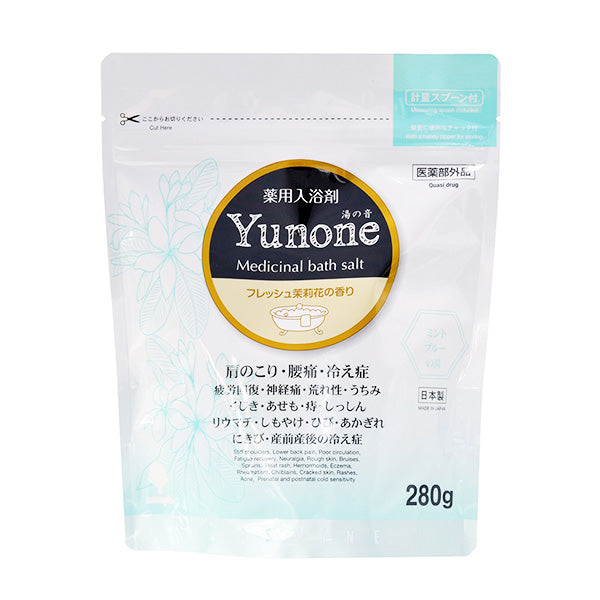 【まとめ買い】入浴剤 入浴料  Yunone 湯の音 茉莉花の香り 紀陽除虫菊 280g 薬用 0520/359606