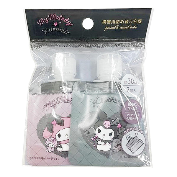 まとめ買い】sanrio マイメロクロミ携帯用詰替容器30ml2Pハートリボン