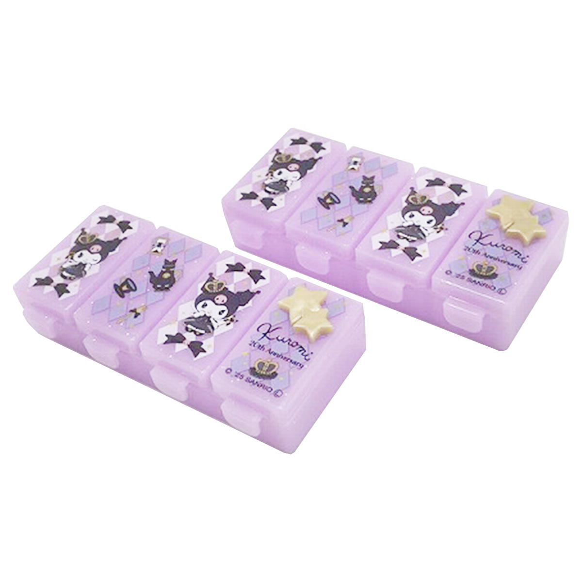 【まとめ買い】sanrio コスメケース小分けタイプ2Pクロミ20周年0459/360692