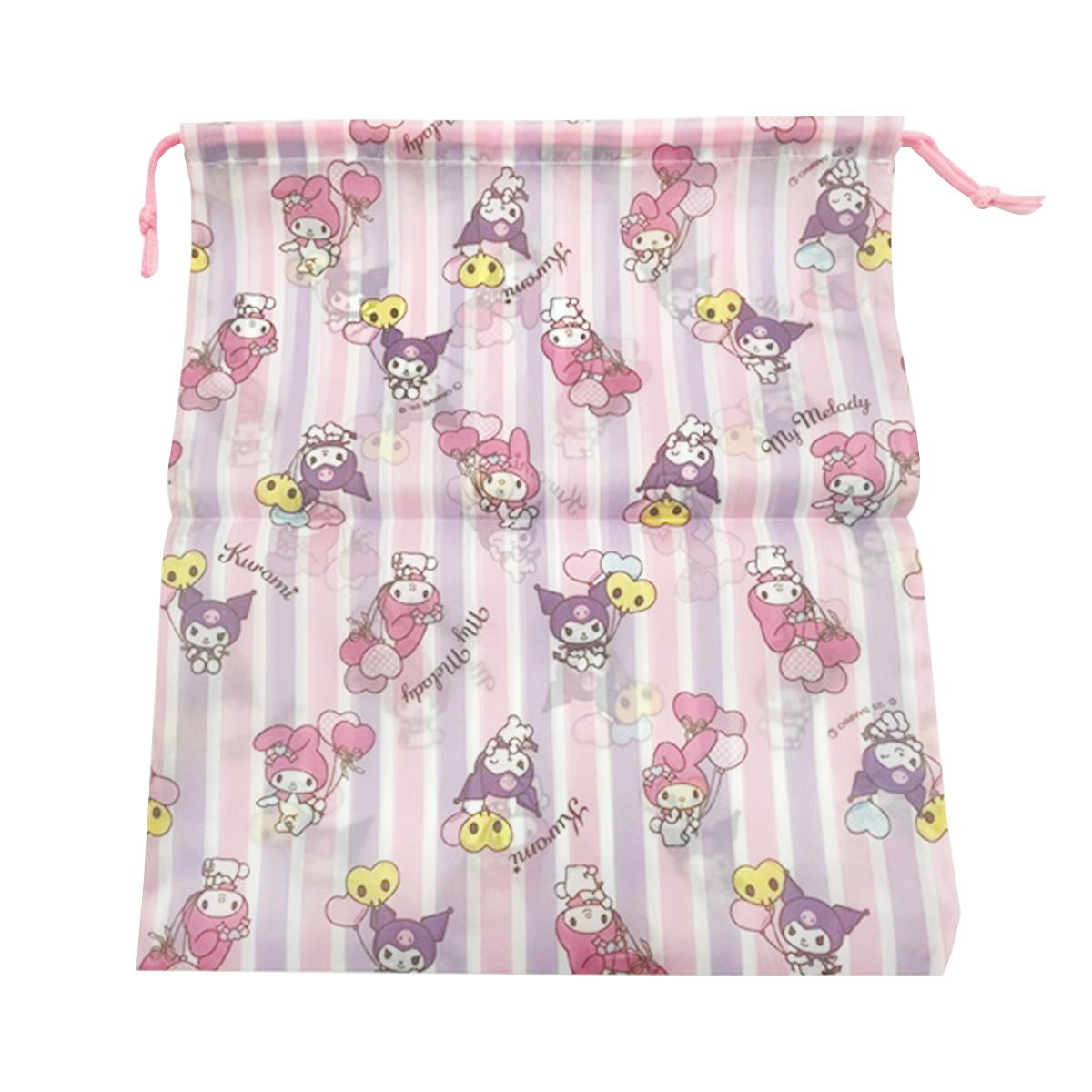 【まとめ買い】sanrio マイメロ ビッグ巾着　バルーン0459/361455