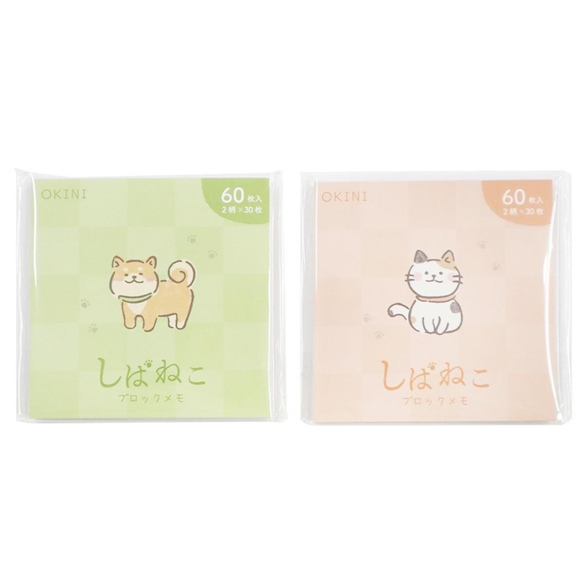 【まとめ買い】ブロックメモ 60P しばねこ0911/361751