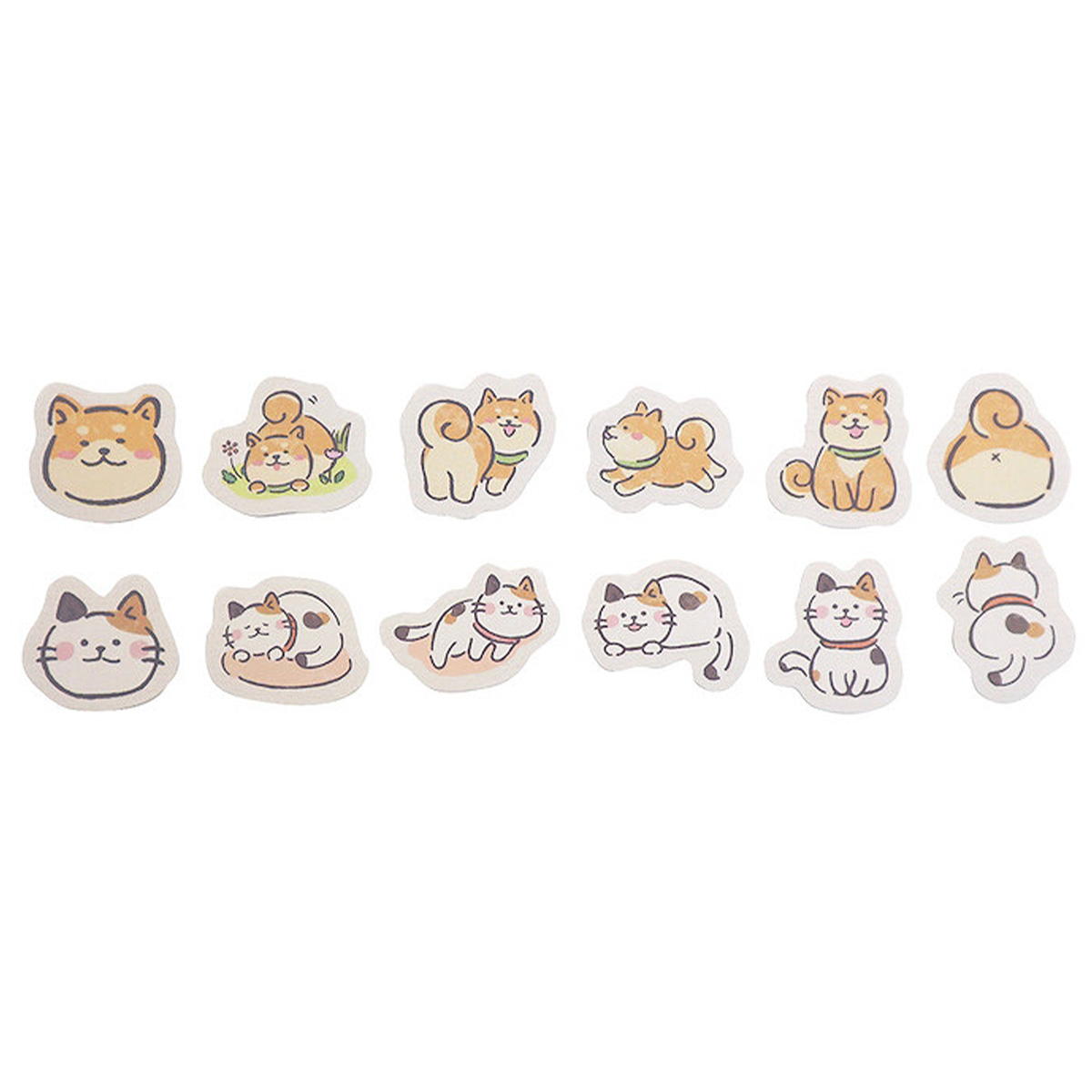 【まとめ買い】フレークシール 36P しばねこ0911/361752