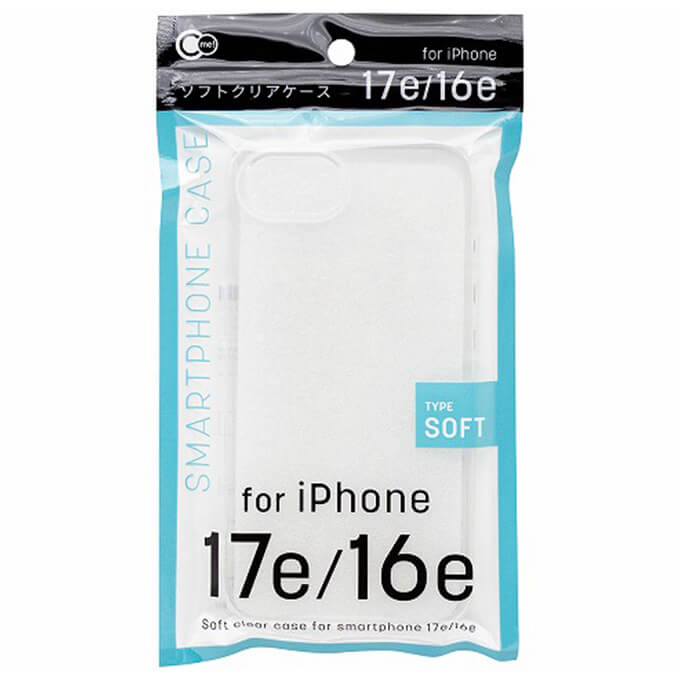 【まとめ買い】iP17e/16e用ケース ソフトクリア0847/362338