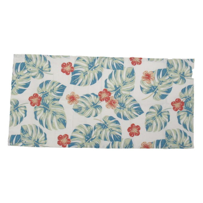 【まとめ買い】カフェカーテン モンステラ柄 0834/363014