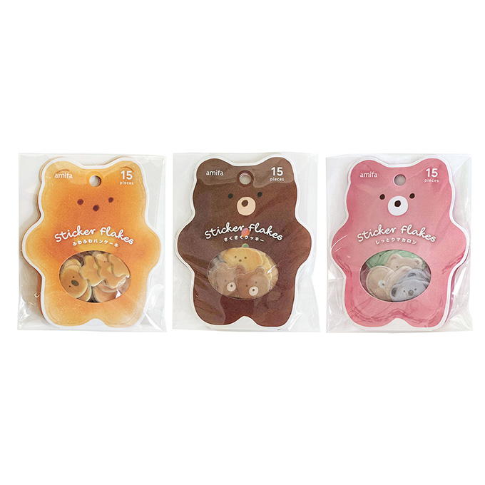【まとめ買い】フレークシール 15P ふわふわスイーツ 0356/363273