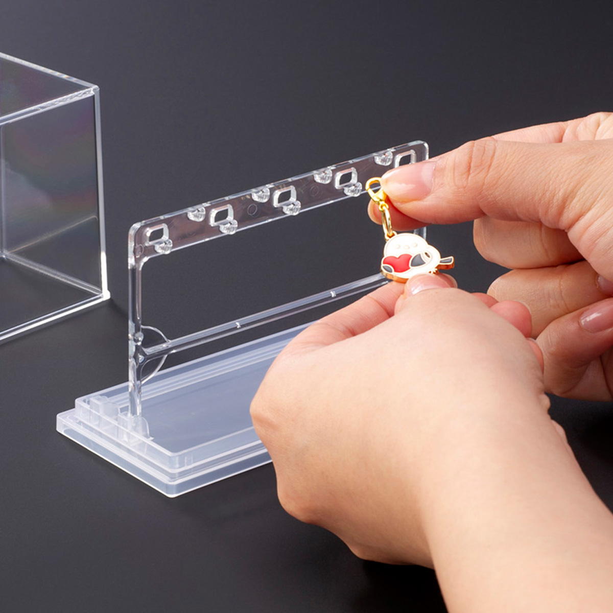 【まとめ買い】ミニチャームディスプレイケース0978/363320