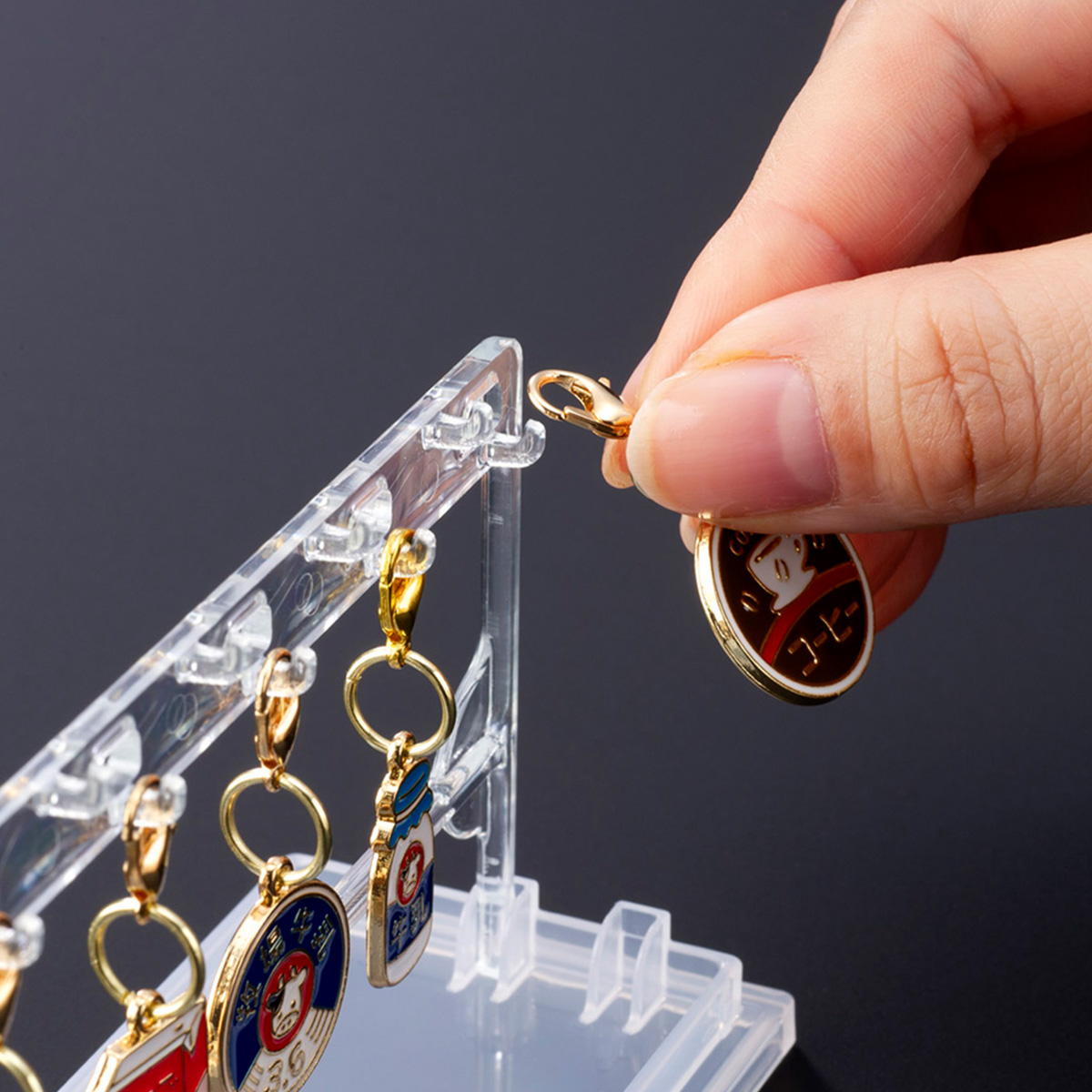 【まとめ買い】ミニチャームディスプレイケース0978/363320