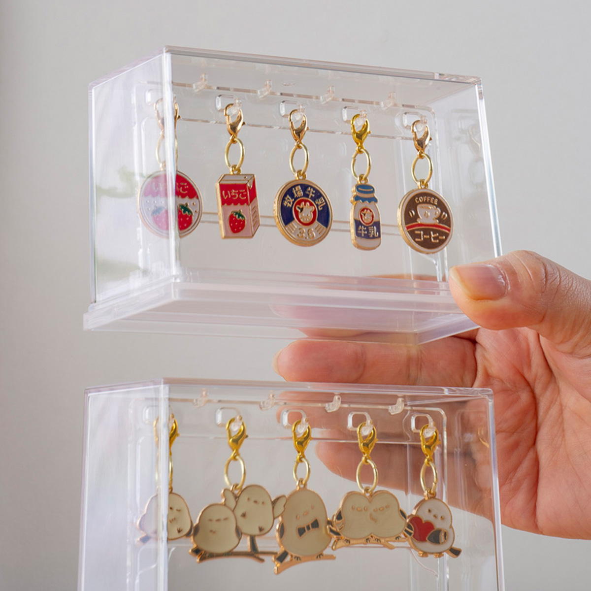 【まとめ買い】ミニチャームディスプレイケース0978/363320