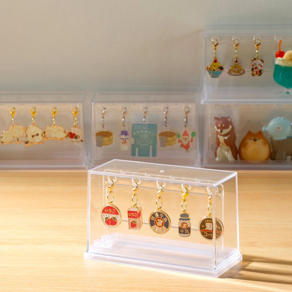 【まとめ買い】ミニチャームディスプレイケース0978/363320