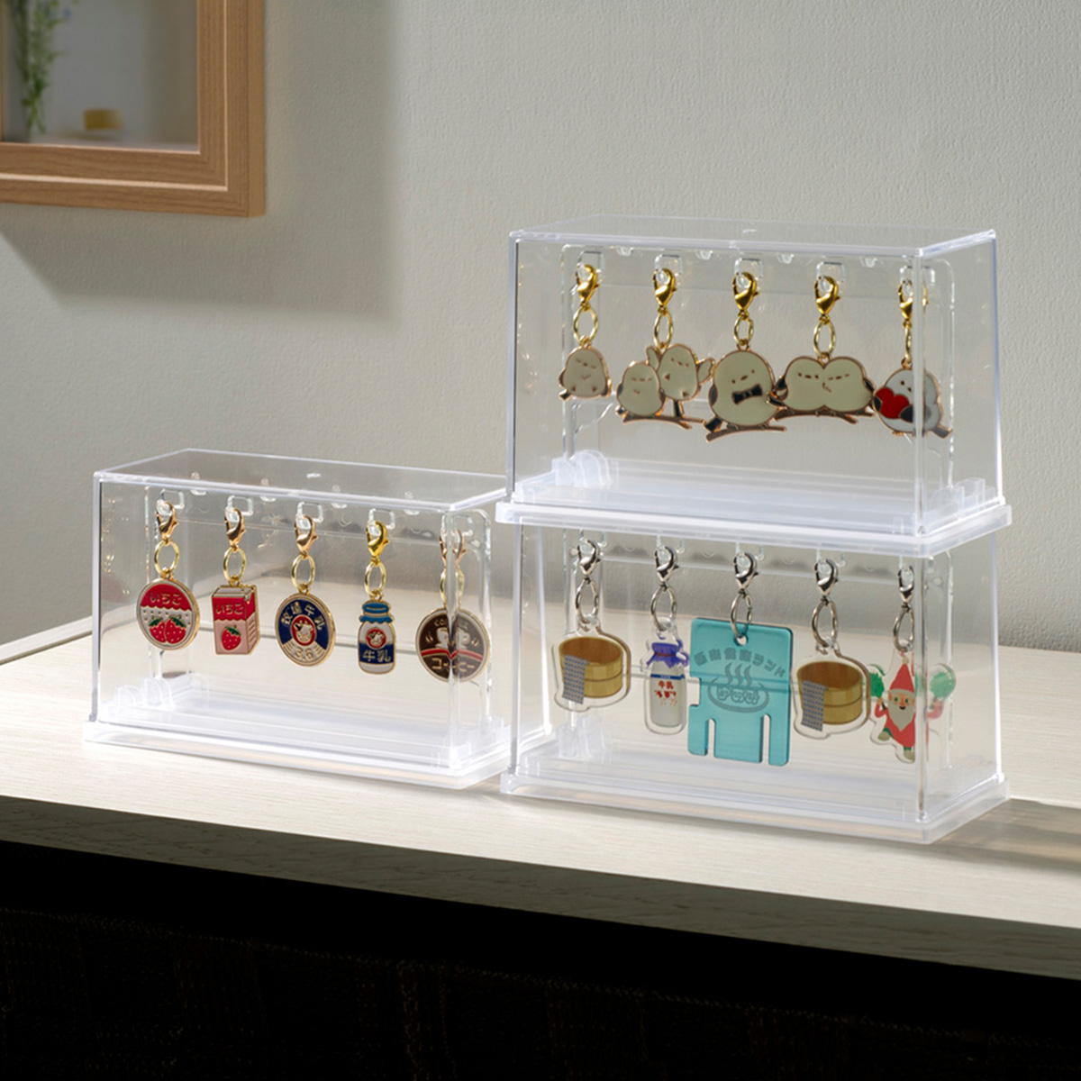 【まとめ買い】ミニチャームディスプレイケース0978/363320