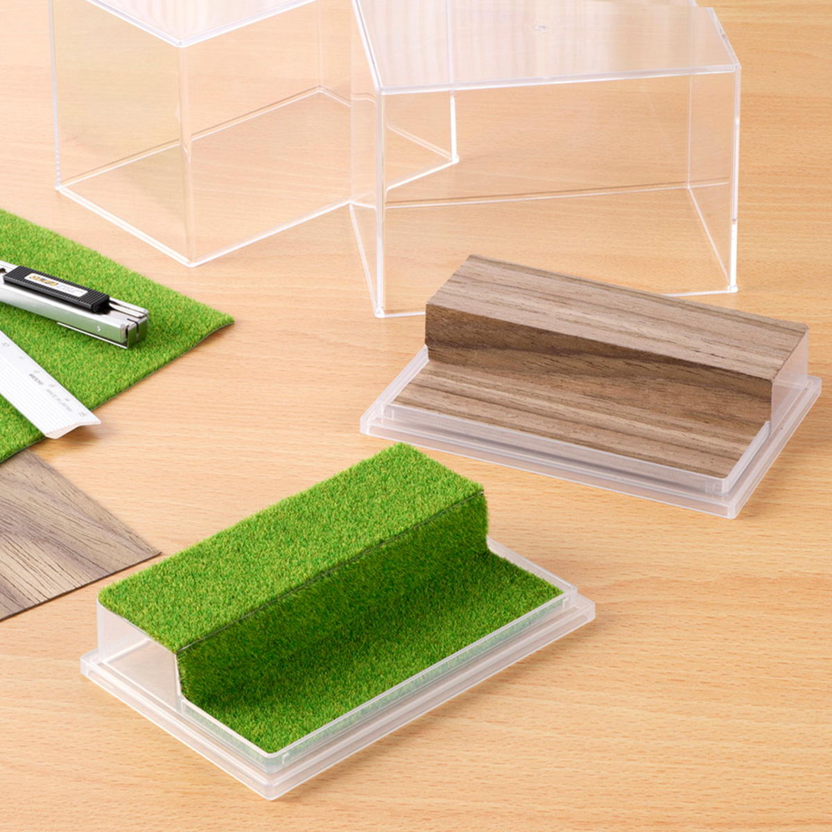 【まとめ買い】ミニフィギュアディスプレイケース0978/363321