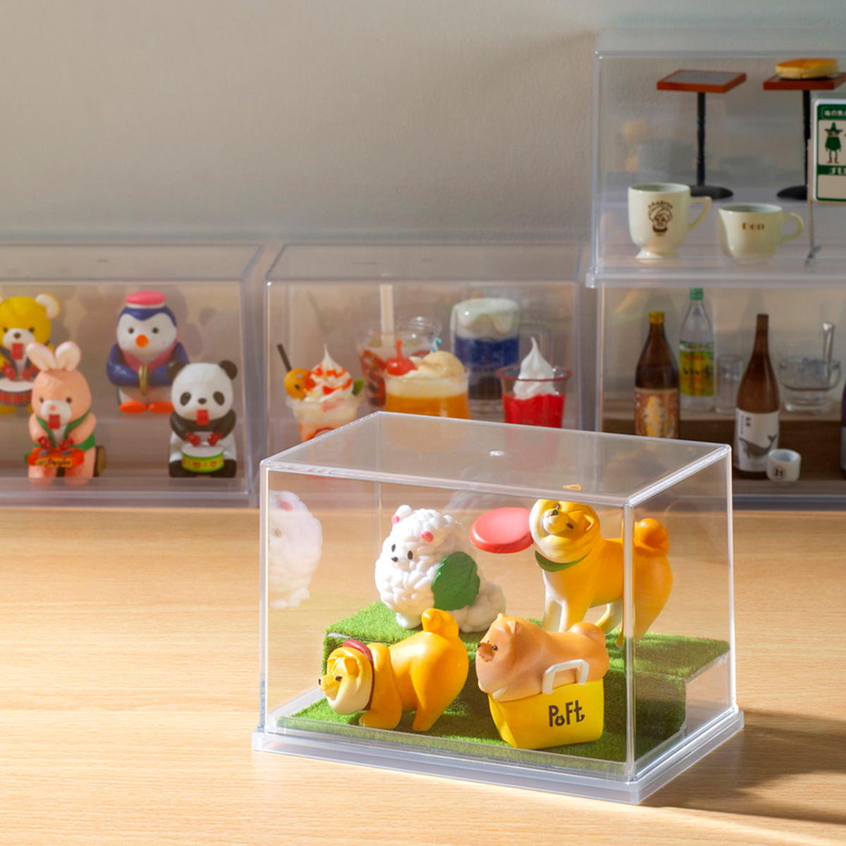 【まとめ買い】ミニフィギュアディスプレイケース0978/363321