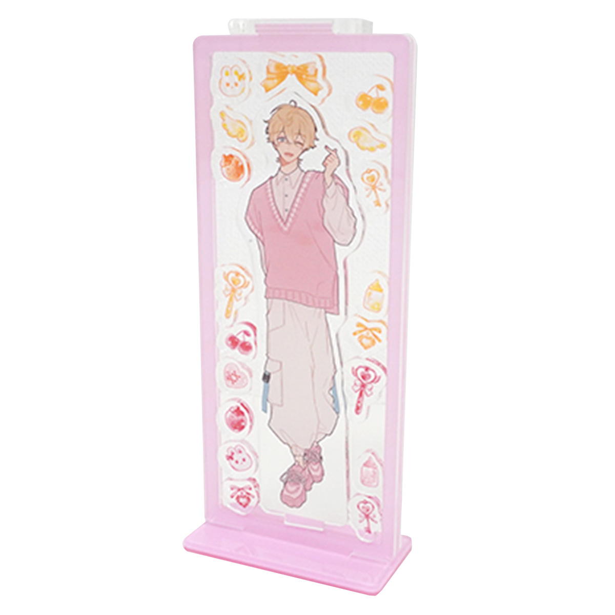 せーふぽいんと　あむ　グッズまとめ売り まとめ買い】アクリルフレームスタンド 推しハピ ピンク0936/363369