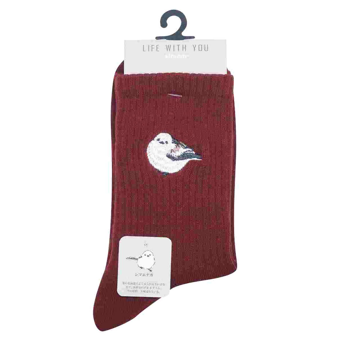 【まとめ買い】シマエナガ刺繍クルー 1905/363969