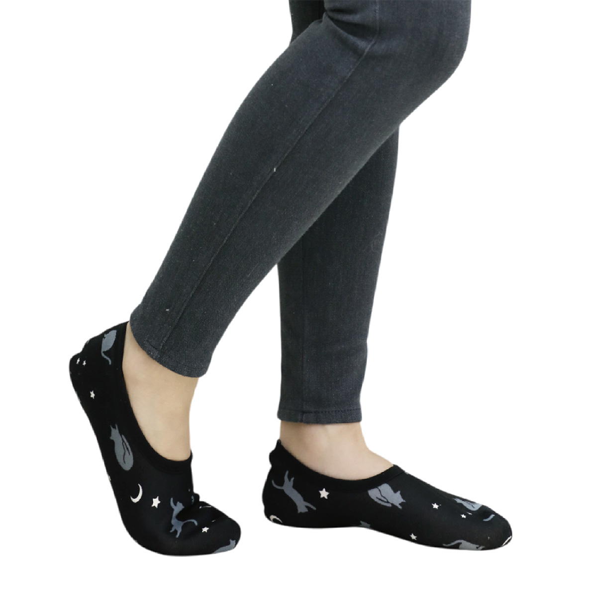 【まとめ買い】ポカポカソックスSムートンキャットBK 9001/365240