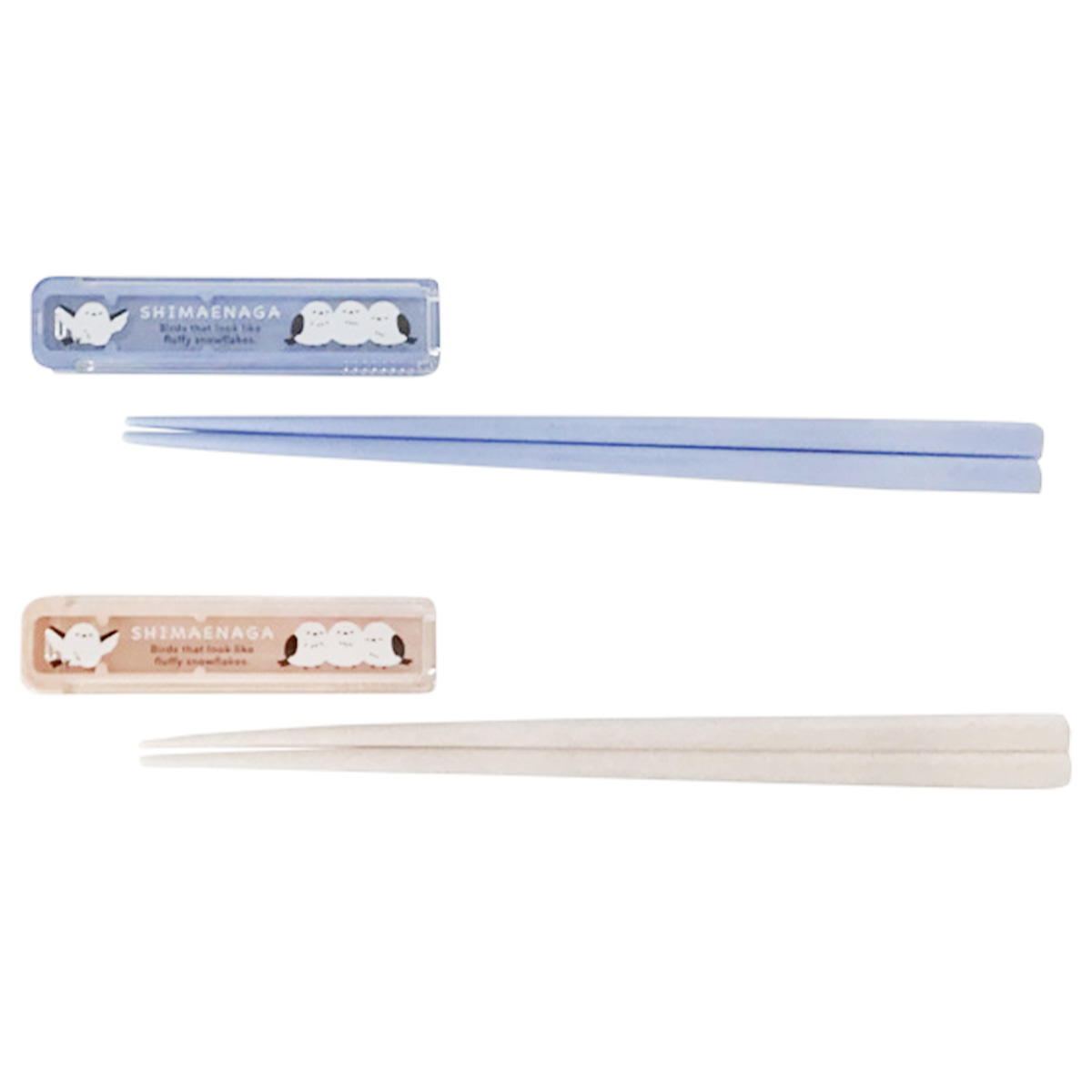 まとめ買い】シマエナガ キャップ付箸セット19.5cm0525/365981 | ワッツ