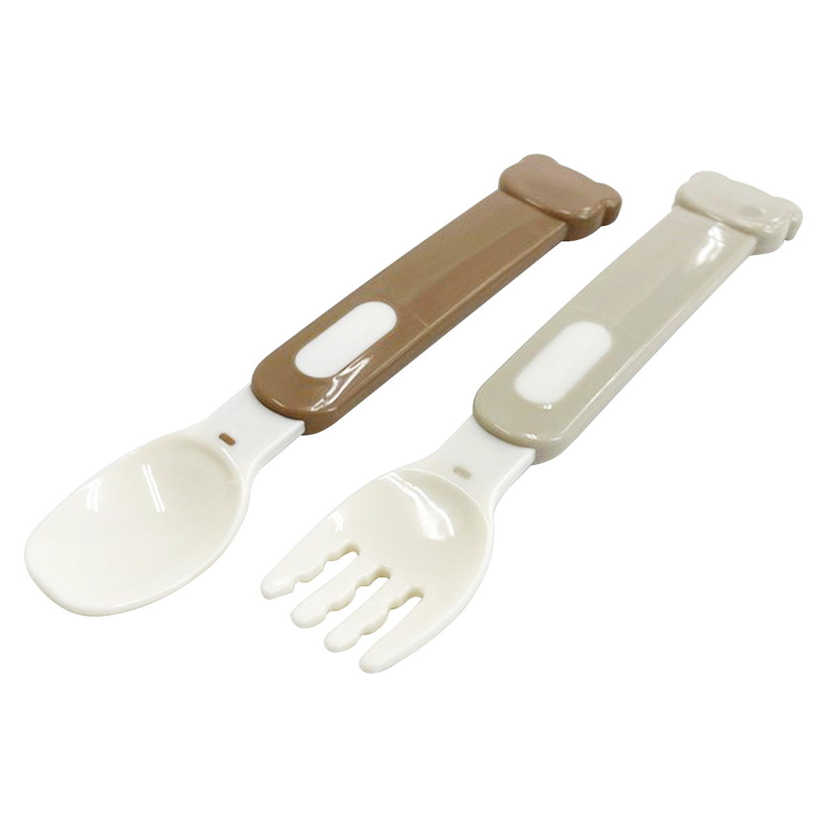 まとめ買い】れんしゅうスプーン＆フォーク くま 0459/366410 | ワッツ