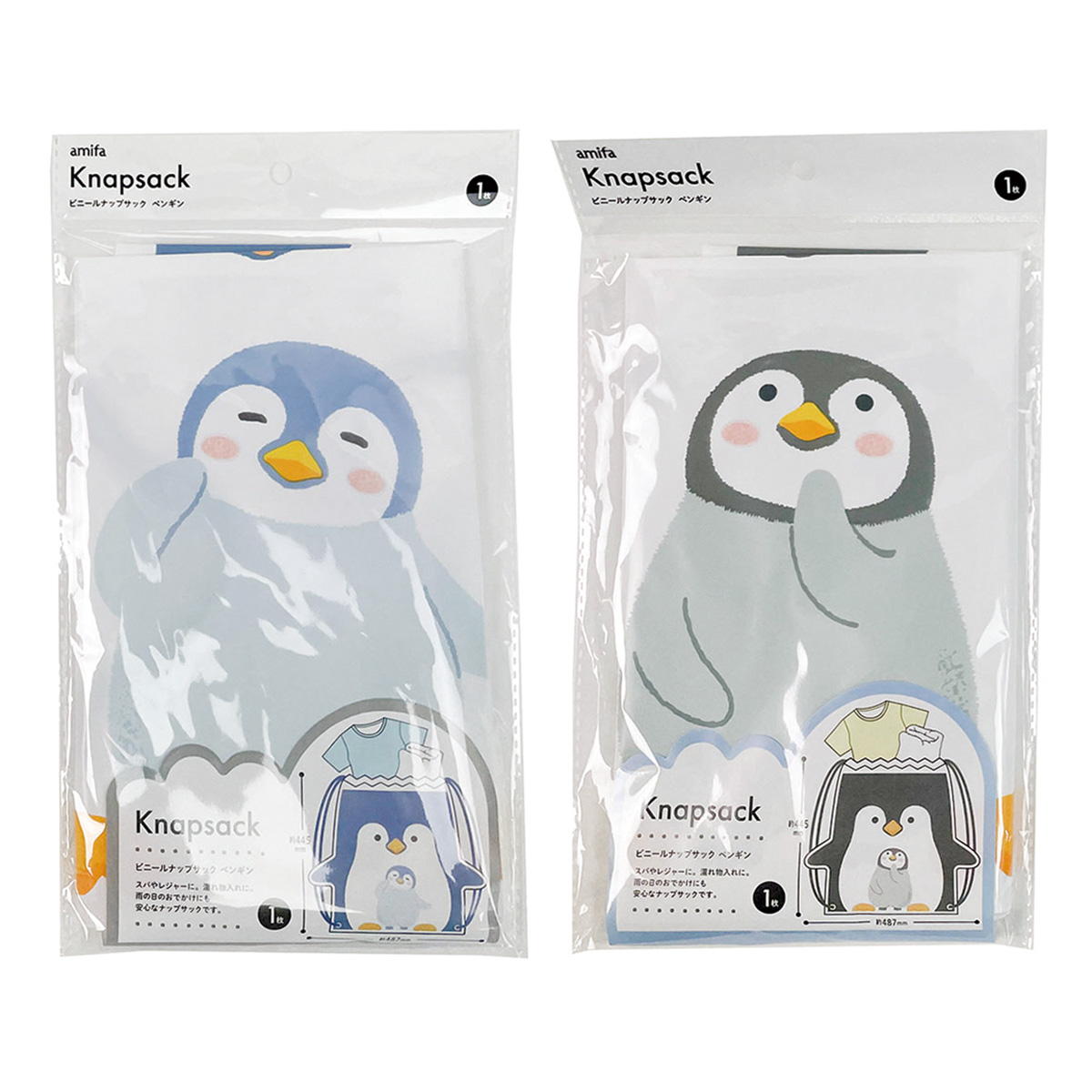 【まとめ買い】ビニールナップサック ペンギン0356/366639