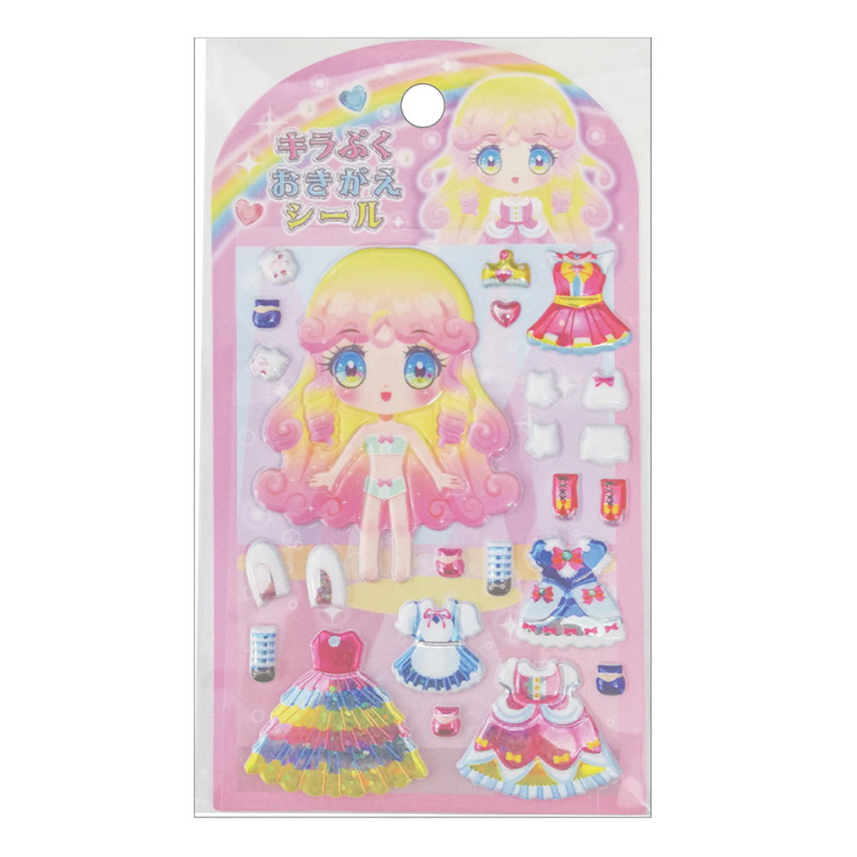 【まとめ買い】キラぷくおきがえシール 0931/367382