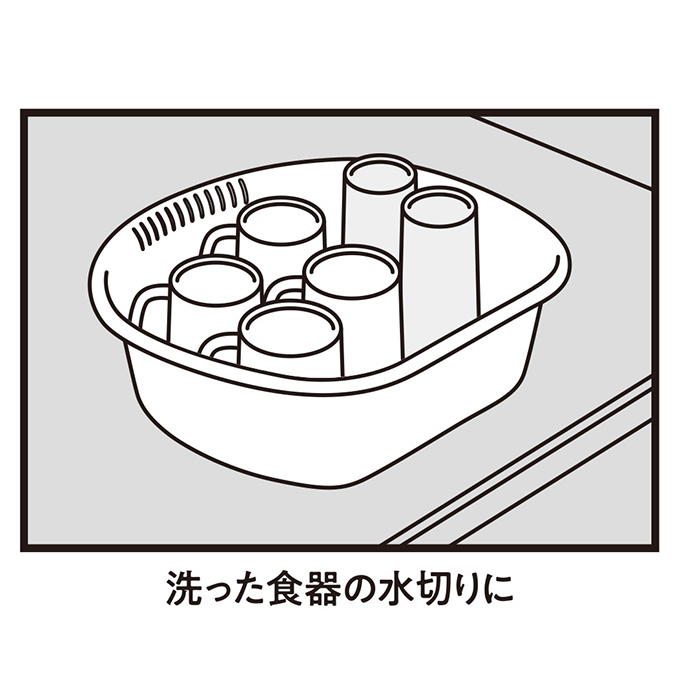 【まとめ買い】D型洗い桶 シンク用 IV 0775/367467
